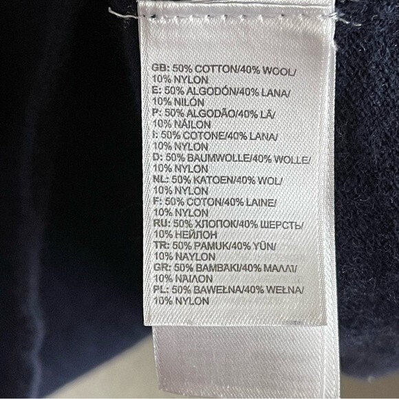 The North Face 1/4 Zip Wool Cotton Blend Mens Large Sweater Pullover - Picture 5 of 10